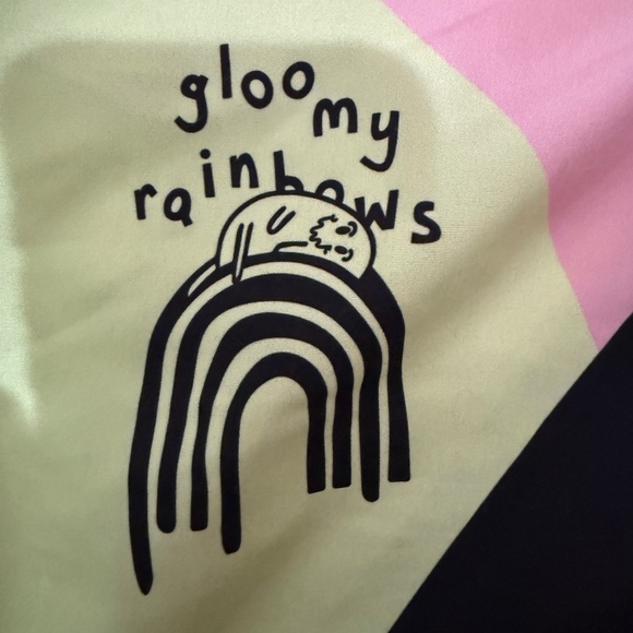 Gloomy Rainbows Button-Up Graphic Shirt Pastel Regular - Picture 5 of 10